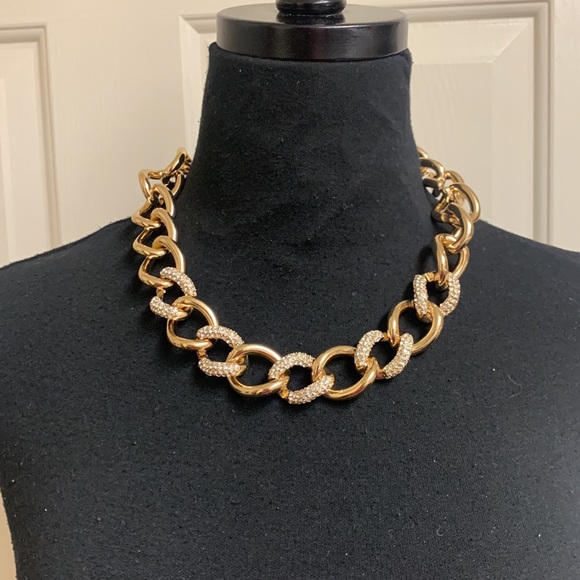 Necklace Gold with bling on chain, NWT, 22”. NWT - Picture 6 of 8